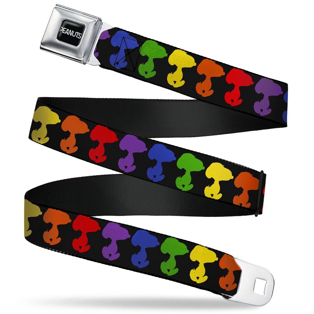 5442 Peanuts Worldwide LLC Belt, Seatbelt Buckle Belt, Peanuts Snoopy
